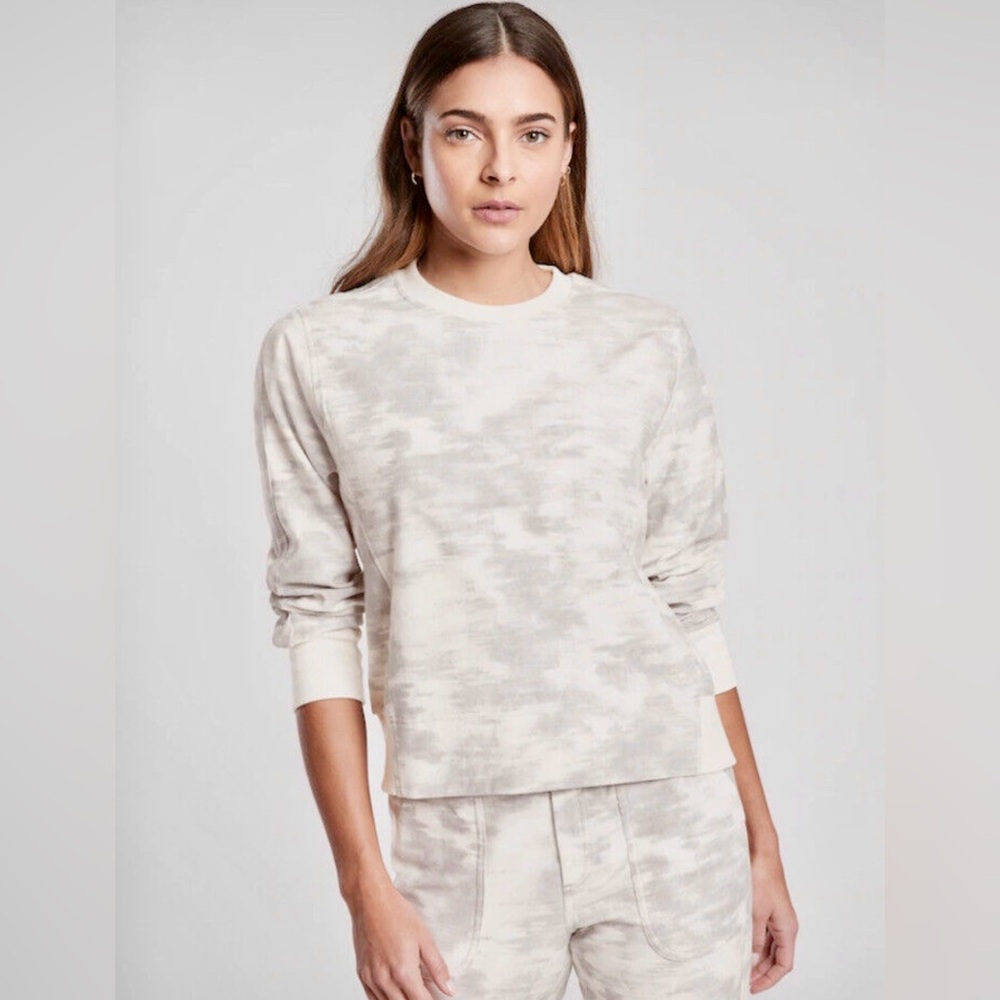 Athleta Farallon Tie-dye Print Sweatshirt